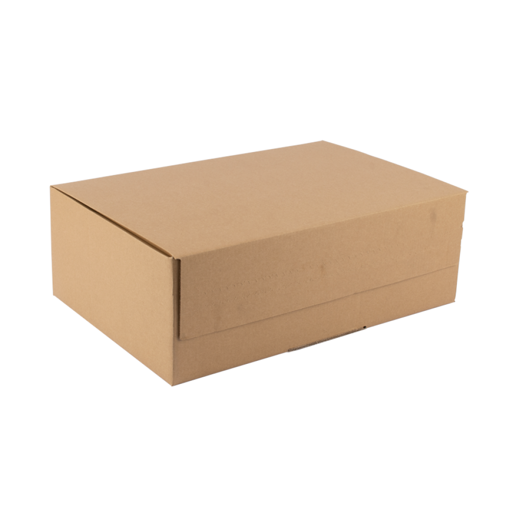 Pack of 10 E-Commerce Corrugated Kraft Boxes - 450 x 300 x 150mm