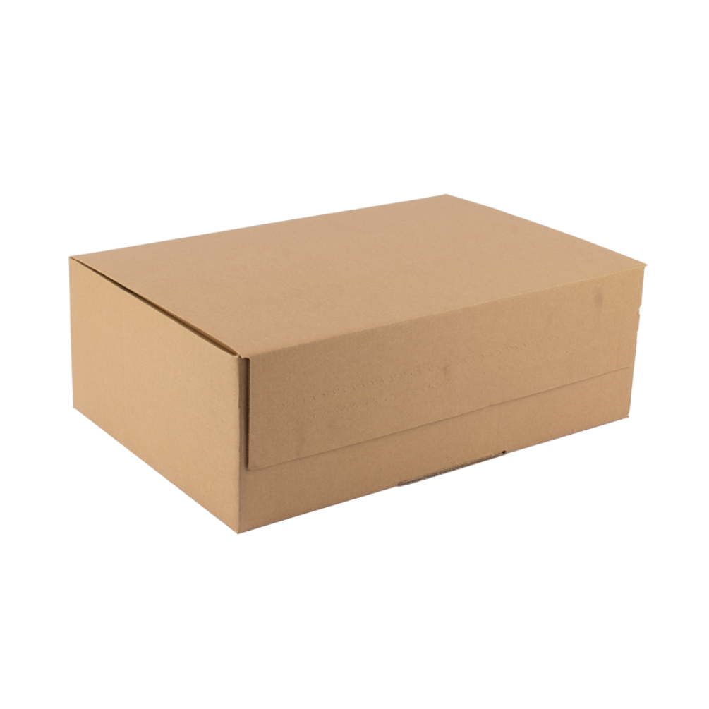 Pack of 10 E-Commerce Corrugated Kraft Boxes 450mm length