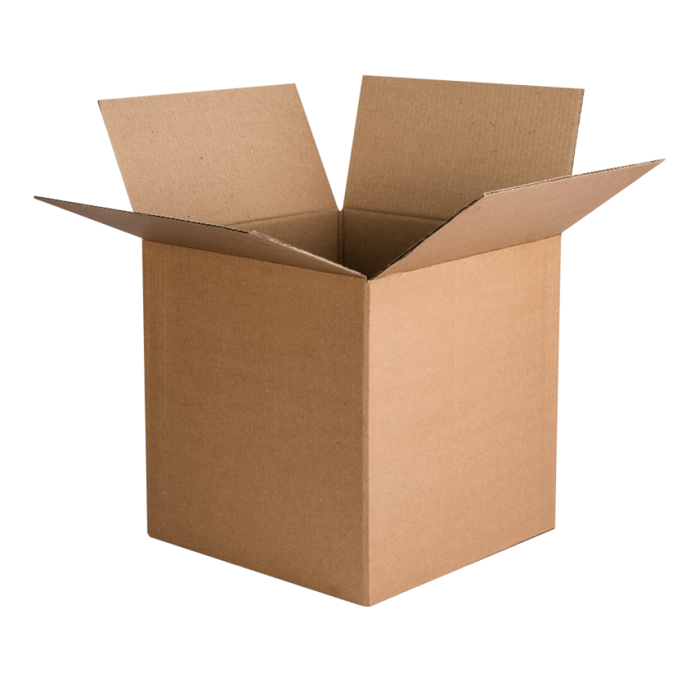 Pack of 25 Square Single Wall Kraft Packing Boxes - 155 x 155 x 155mm