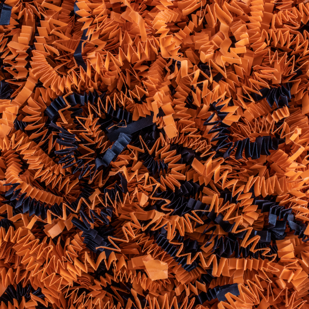 Halloween Shredded Zig Zag Paper - 1kg