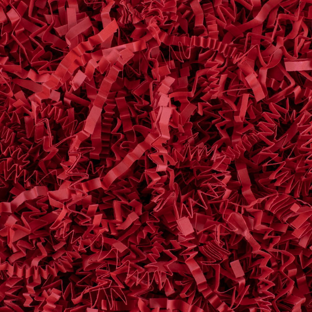 Red Shredded Zig Zag Paper - 1kg