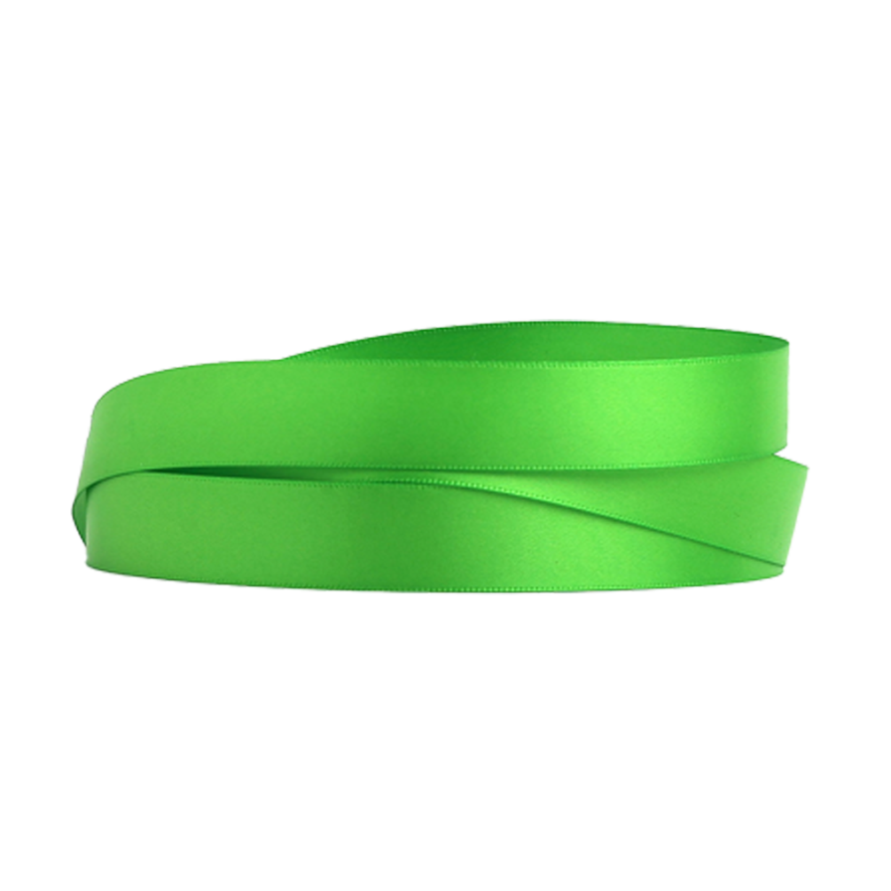 Kiwi Recycled Double Faced Satin Ribbon 20 metres x 15mm