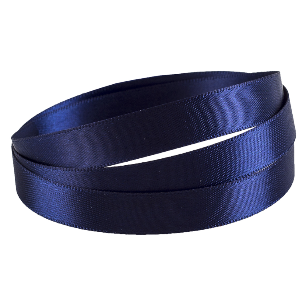 Double Faced Satin Navy Ribbon 20 metres x 10mm