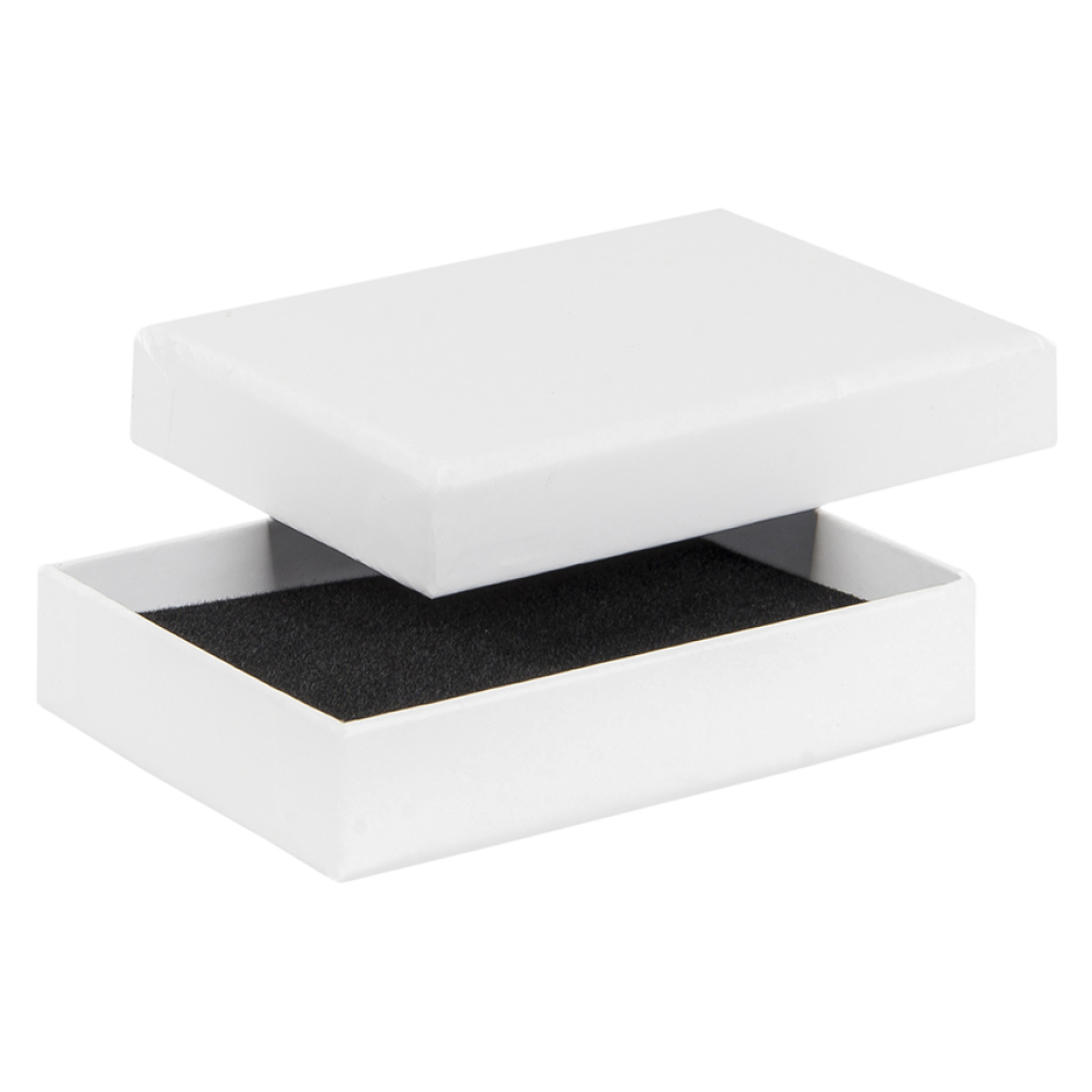 Luxury White Thin Earring Jewellery Gift Box