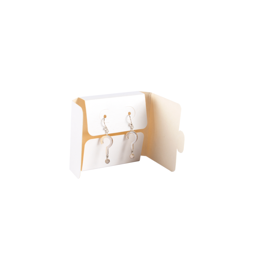Earring Holder White Mailer