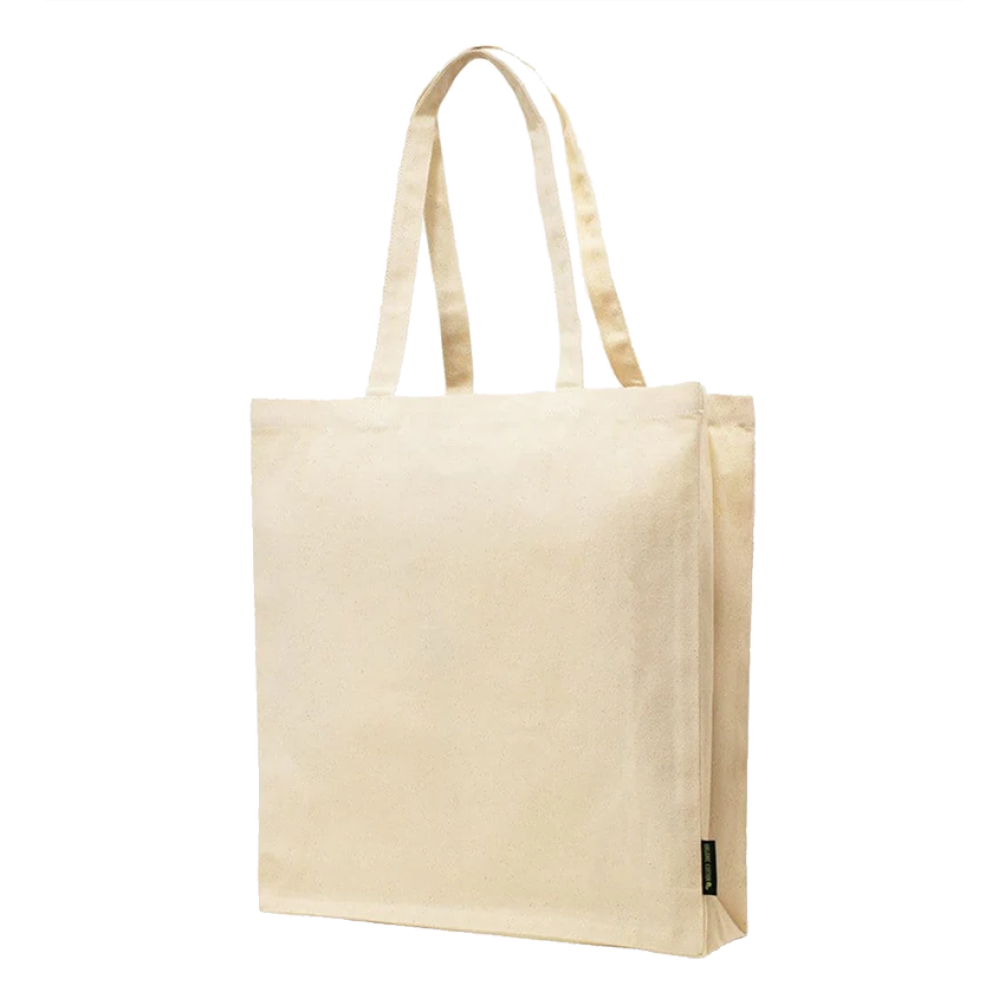 Pack of 25 Organic Cotton Canvas Shopping Tote Bags