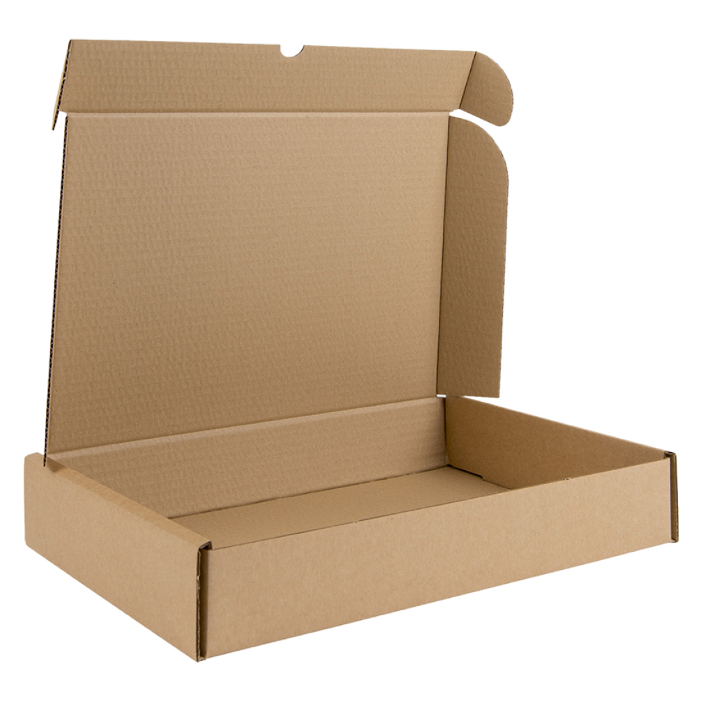 Kraft 1-Piece A4 Corrugated Postal Box