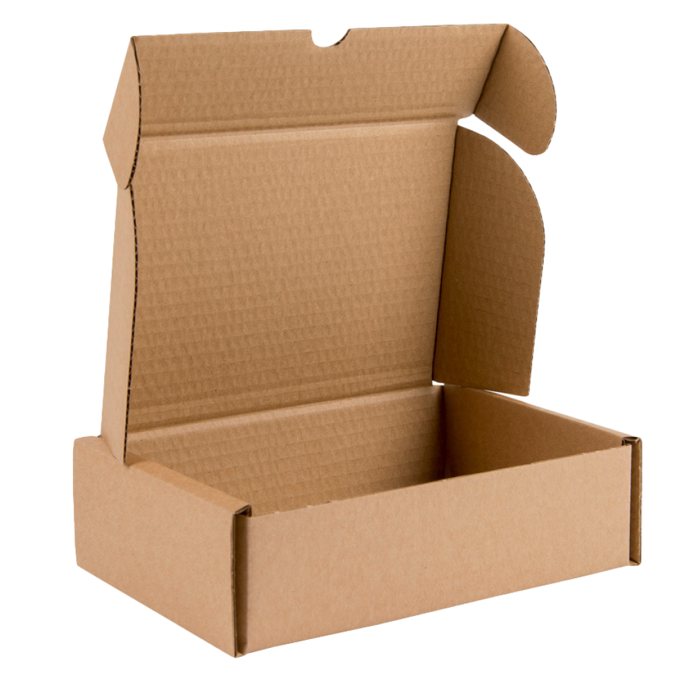 Kraft 1-Piece A6 Corrugated Postal Box