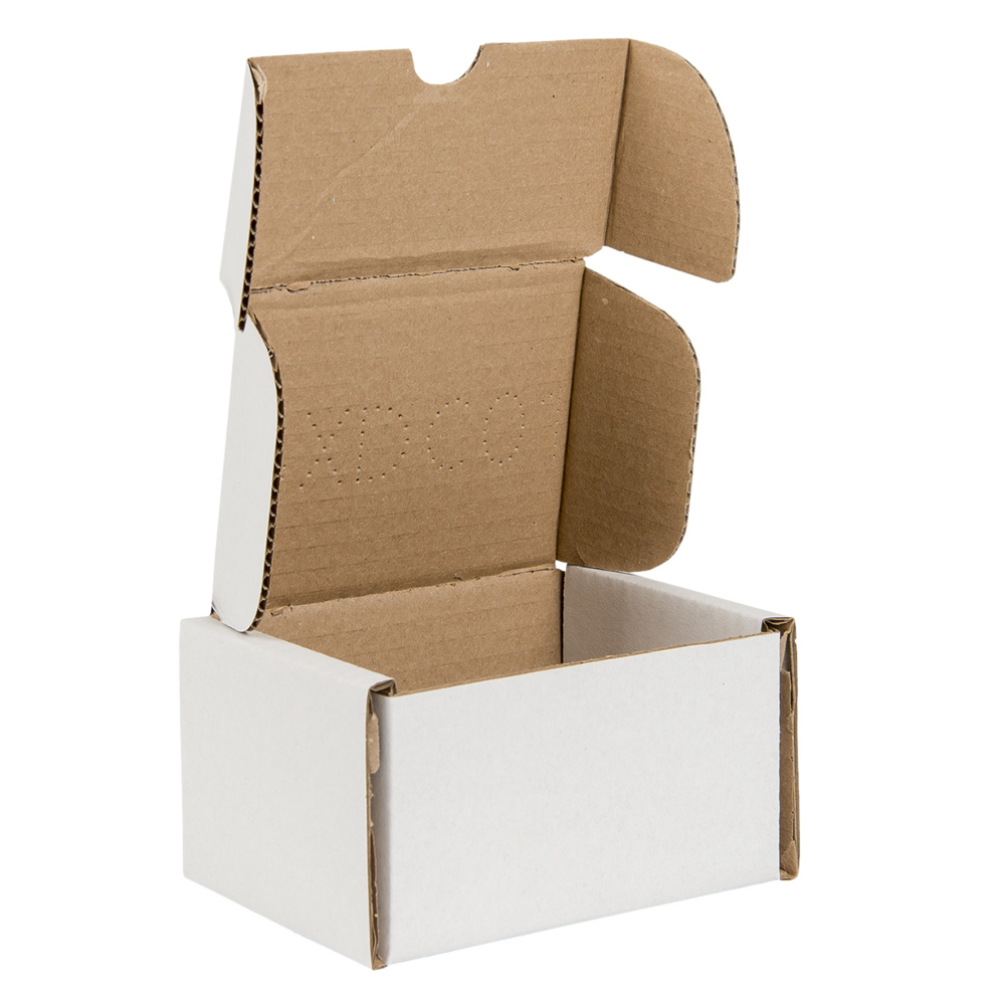 White Corrugated Postal Box For 103 X 85 X 60mm