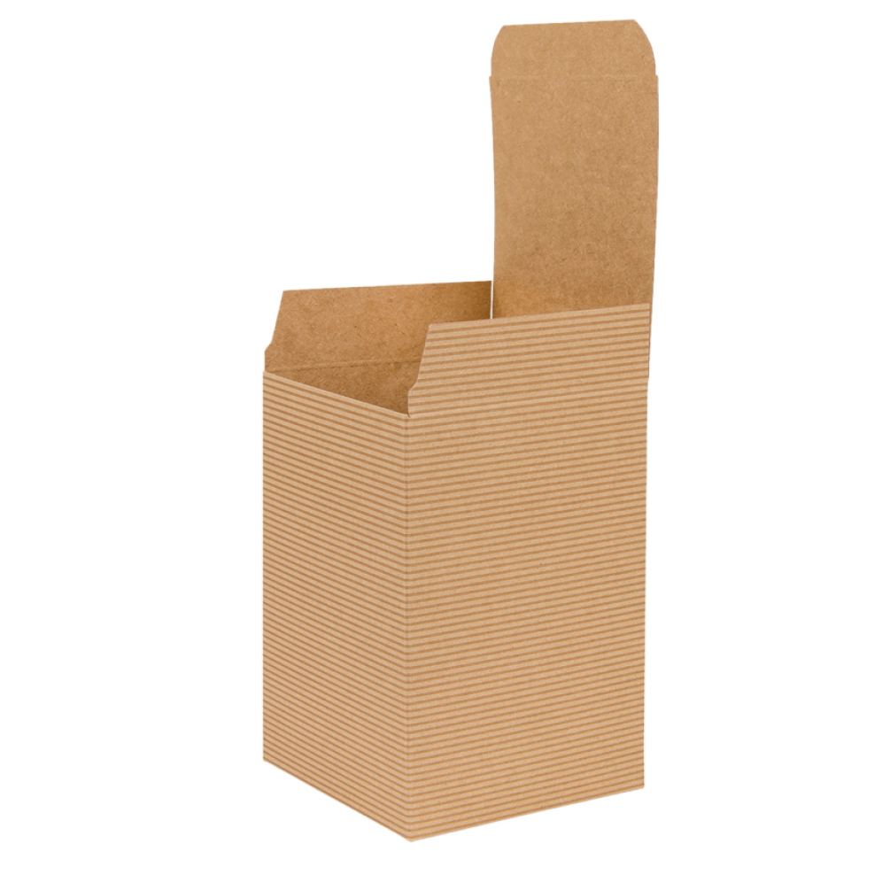 Brown Kraft Recycled Flat Packed Gift Box 145mm Depth