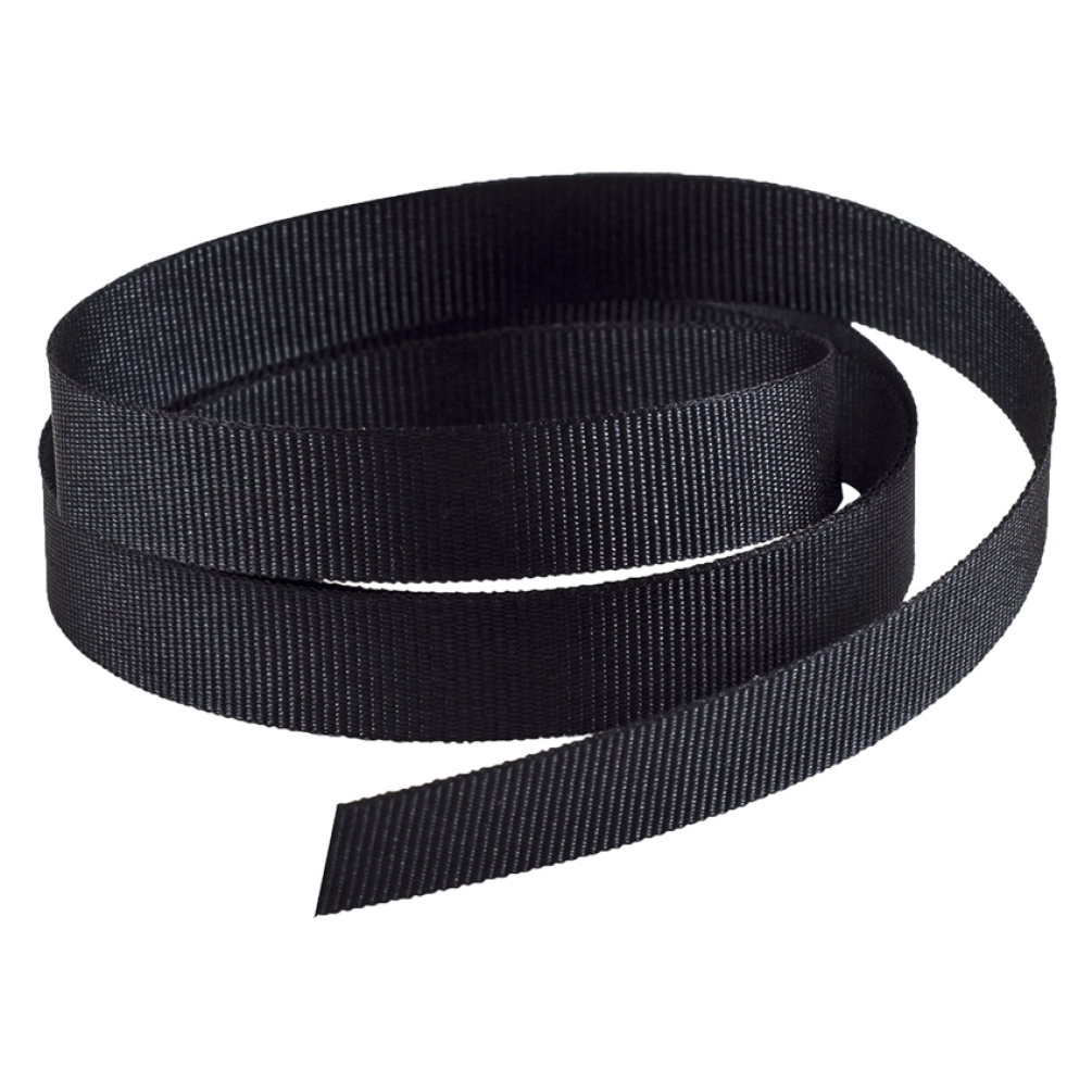 Black Grosgrain Ribbon 20 metres x 10mm