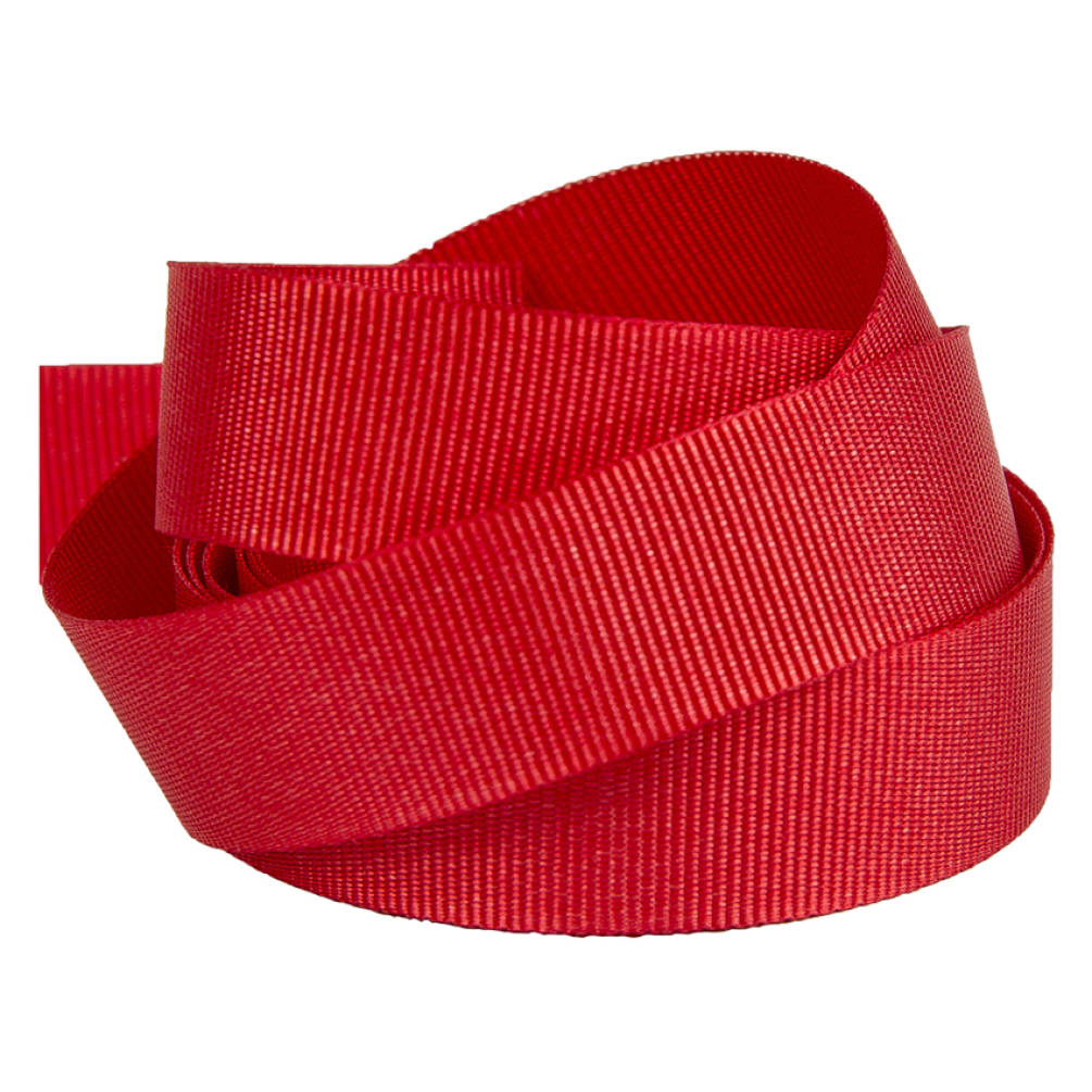 Passion Red Grosgrain Ribbon 20 metres x 15mm