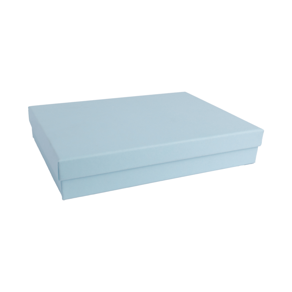 Essentials Large Light Blue Kraft Multi-Purpose Gift Box