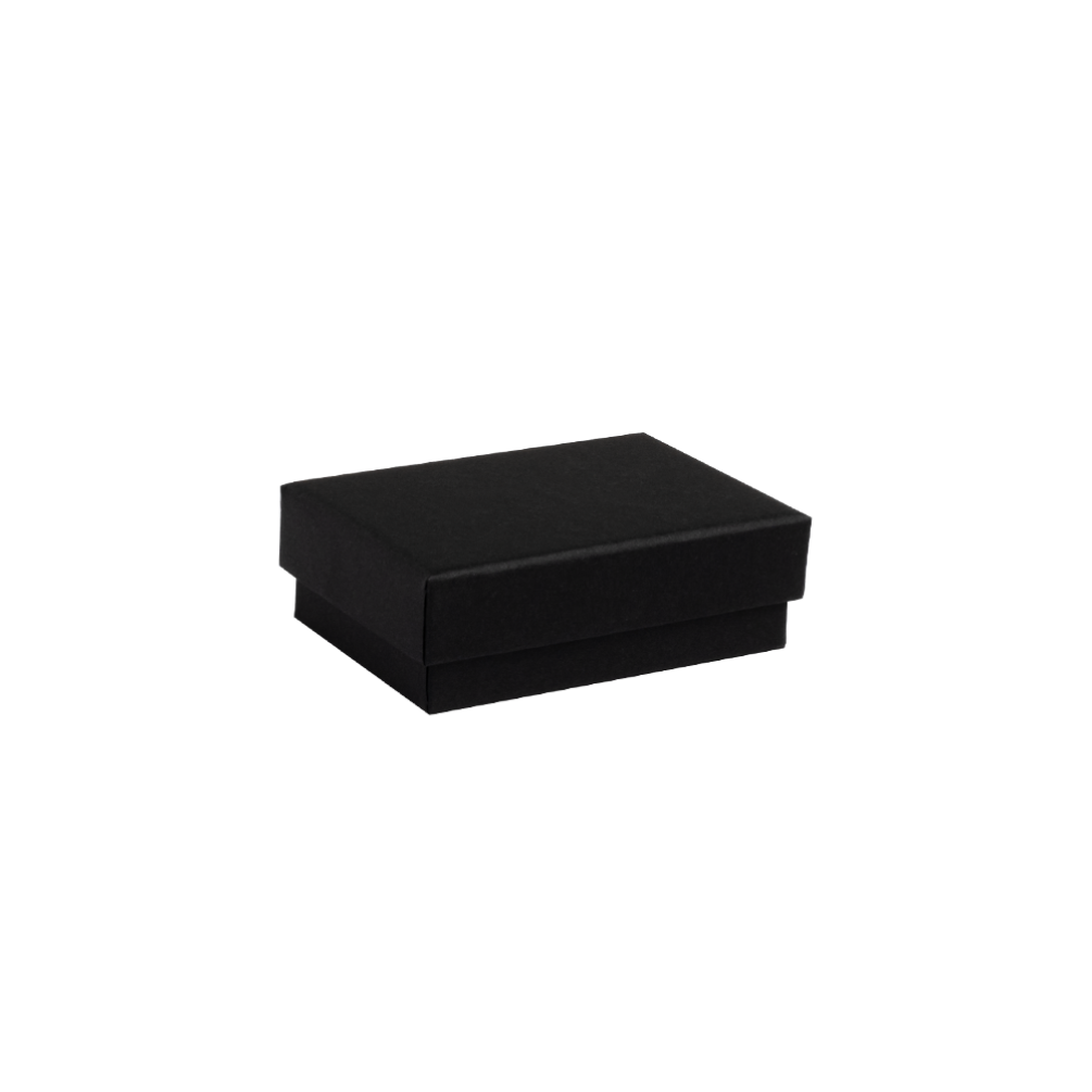 Essentials Black Kraft Small Earring Jewellery Gift Box