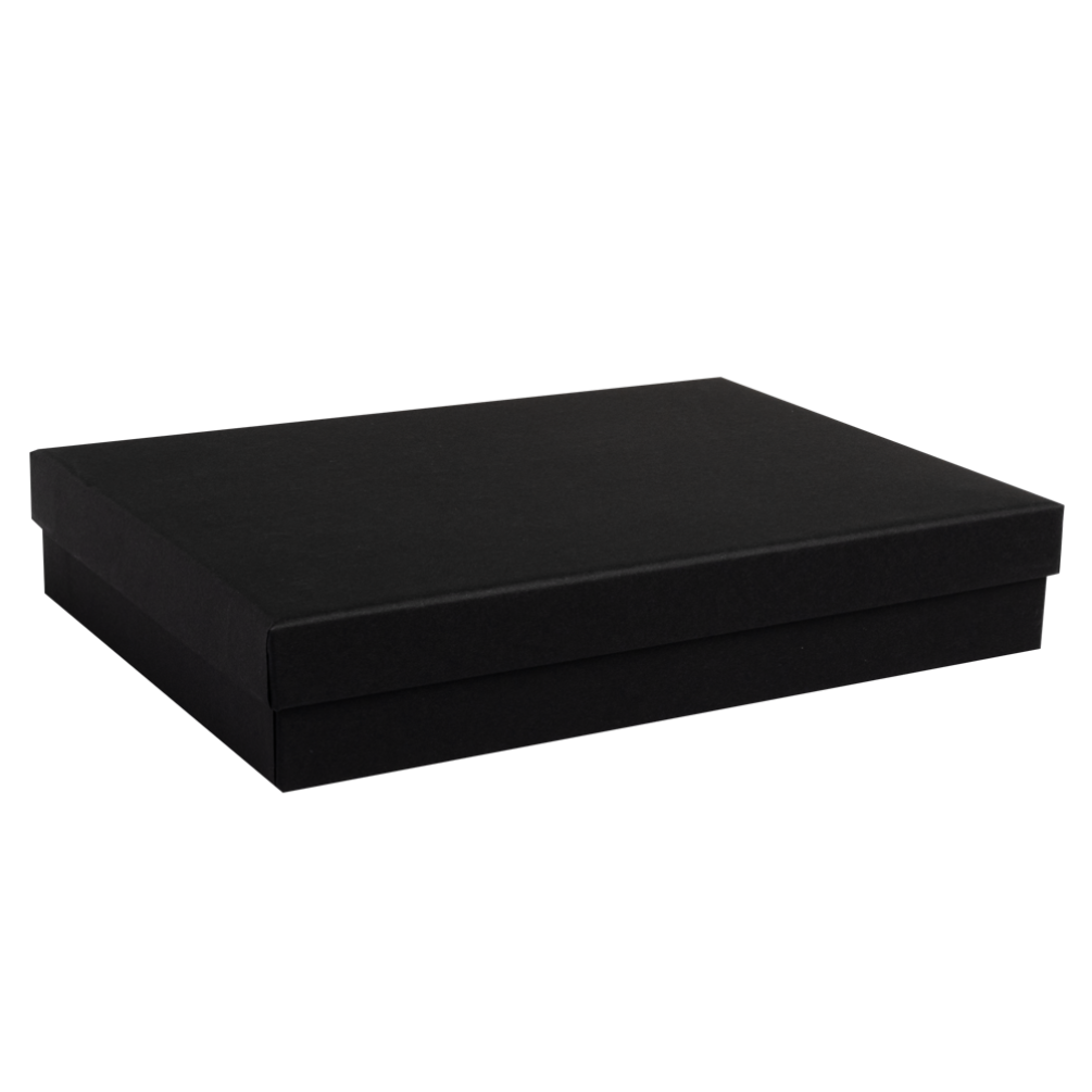 Essentials Large Black Kraft Multi-Purpose Gift Box