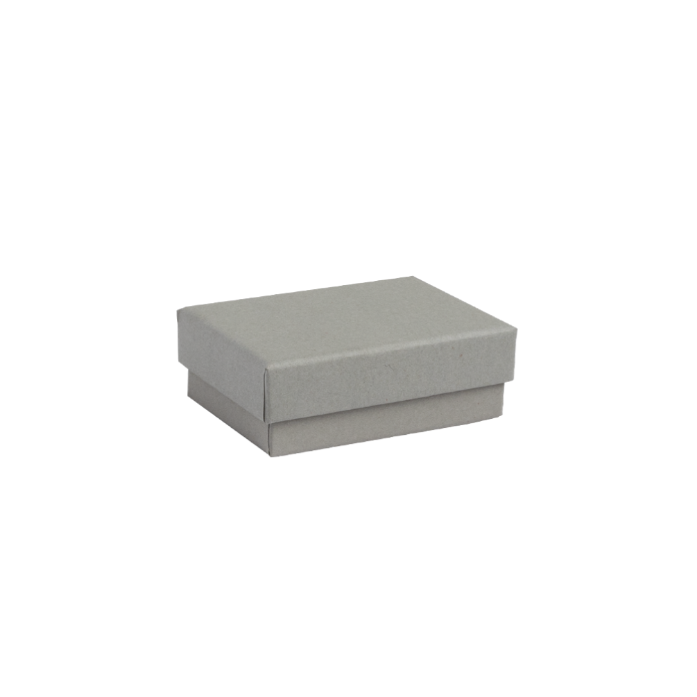 Essentials Grey Kraft Small Earring Jewellery Gift Box
