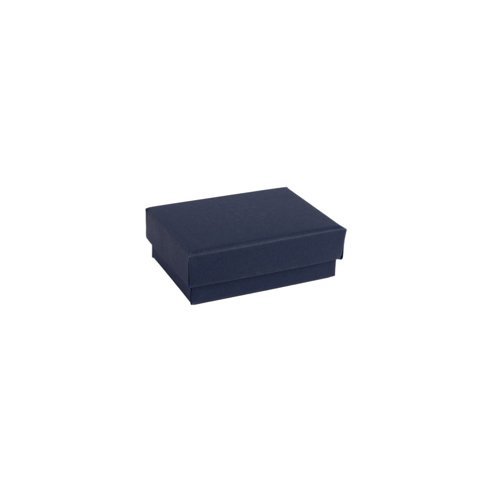 Essentials Navy Kraft Small Earring Jewellery Gift Box