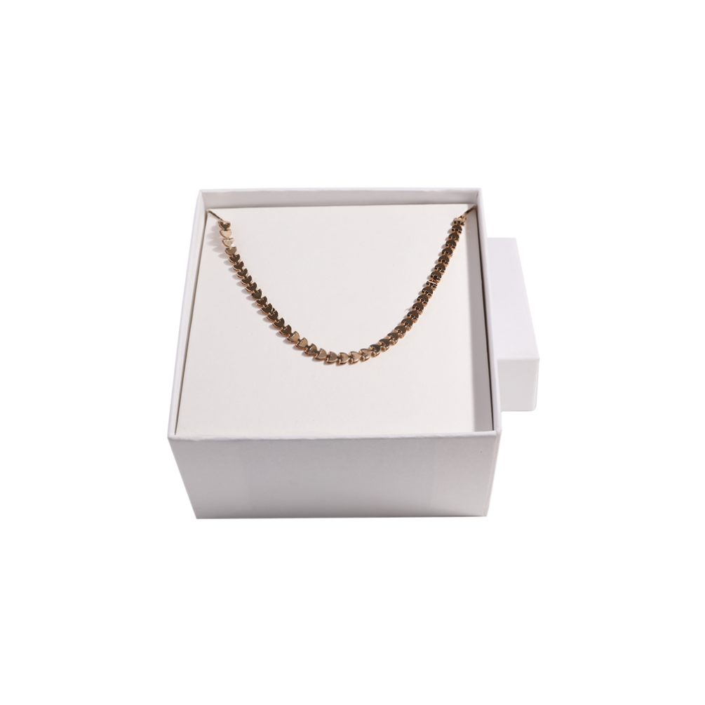 Essentials Kraft White Deep Bangle Jewellery Gift Box