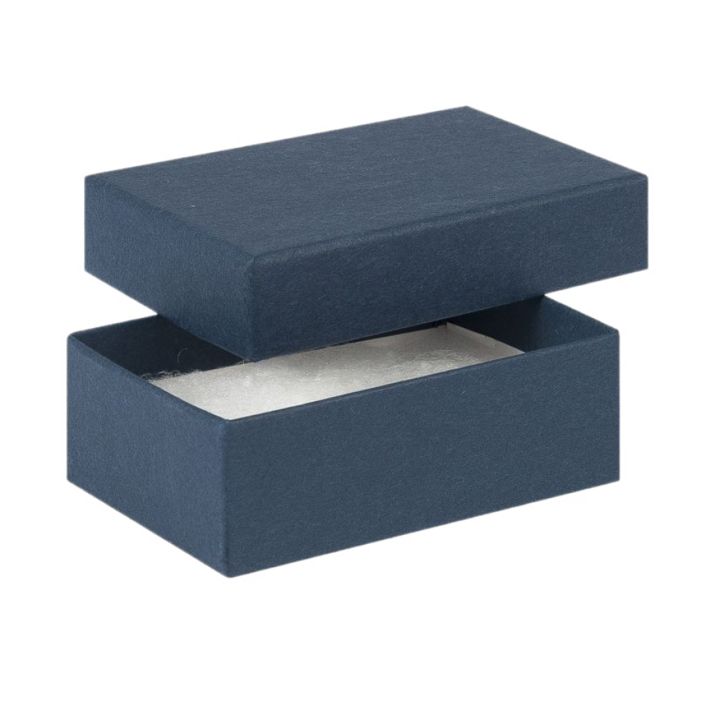 Kraft Navy Blue Small Earring Jewellery Gift Box