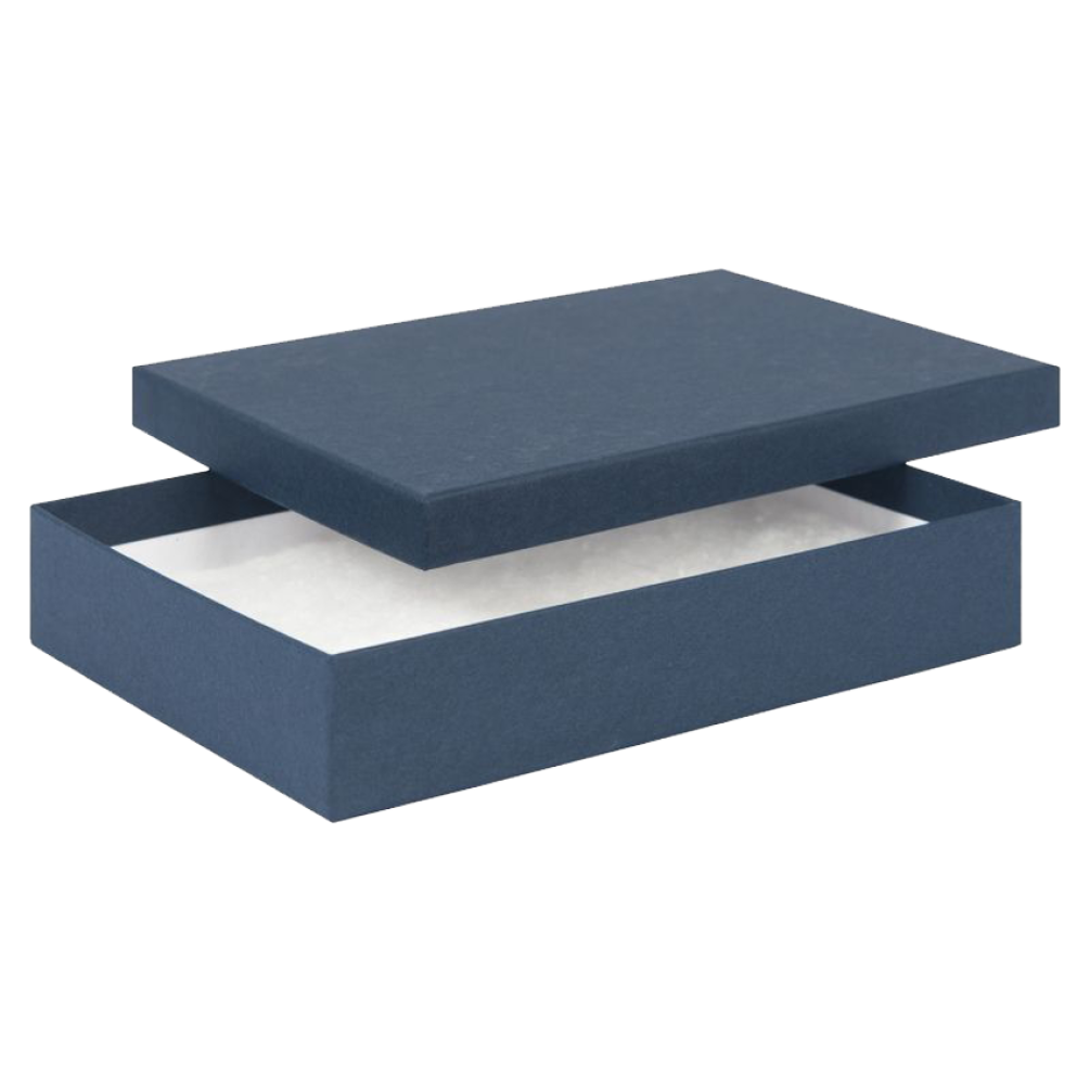 Kraft Navy Blue Small Necklace Jewellery Gift Box