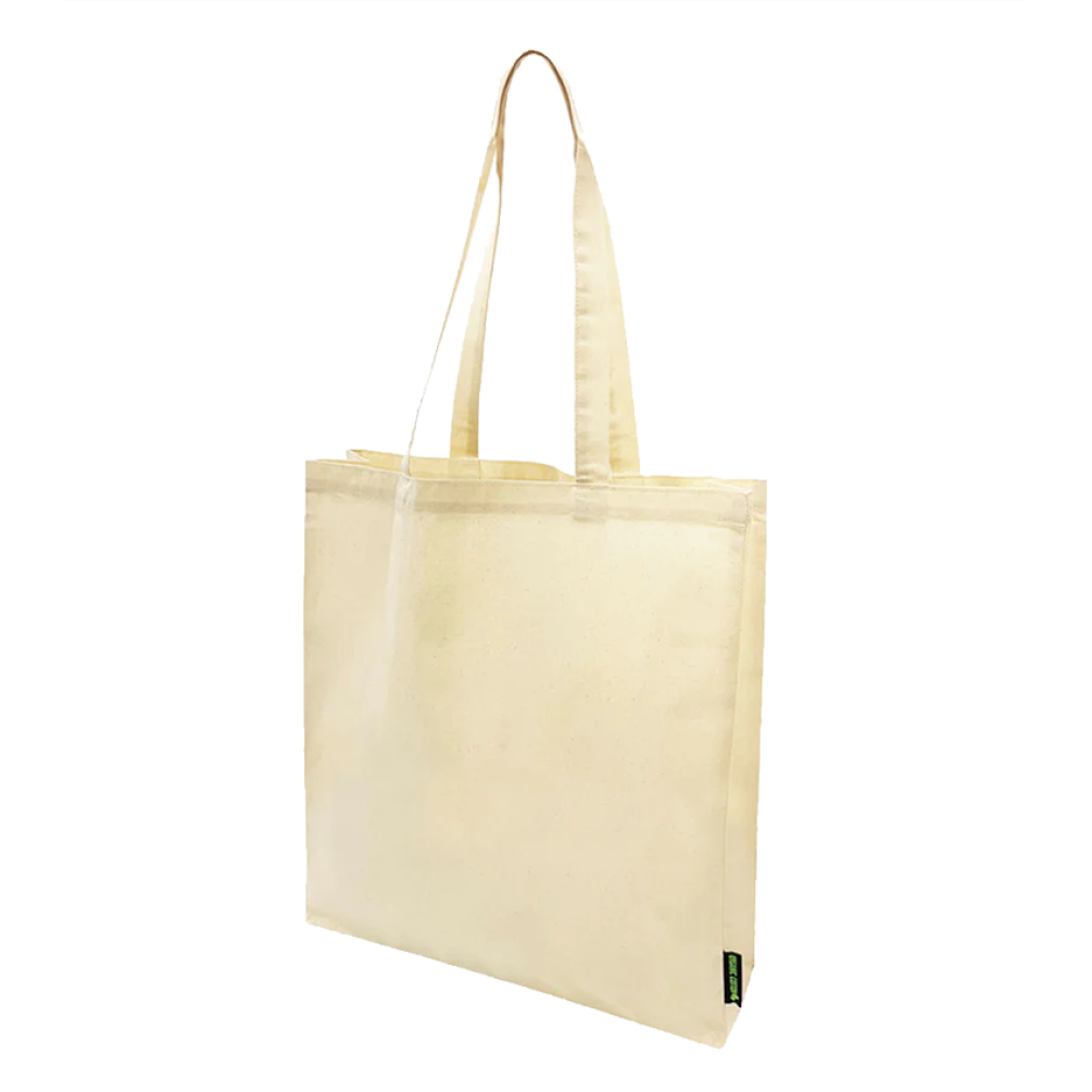 Pack of 25 Organic Cotton Gusseted Tote Bags
