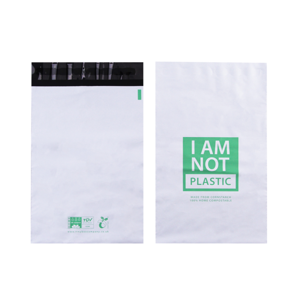 Large 100% Compostable White Mailing Bag