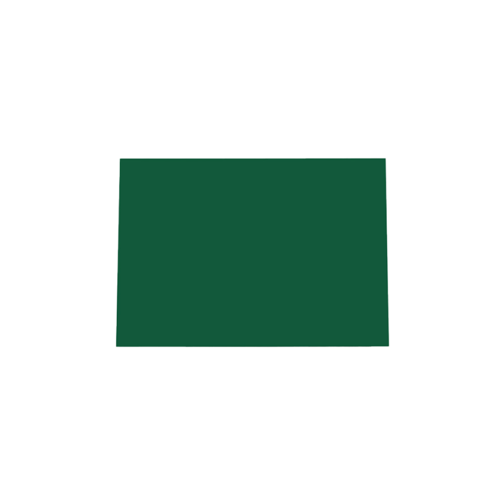 Plain Evergreen A6 Note Card
