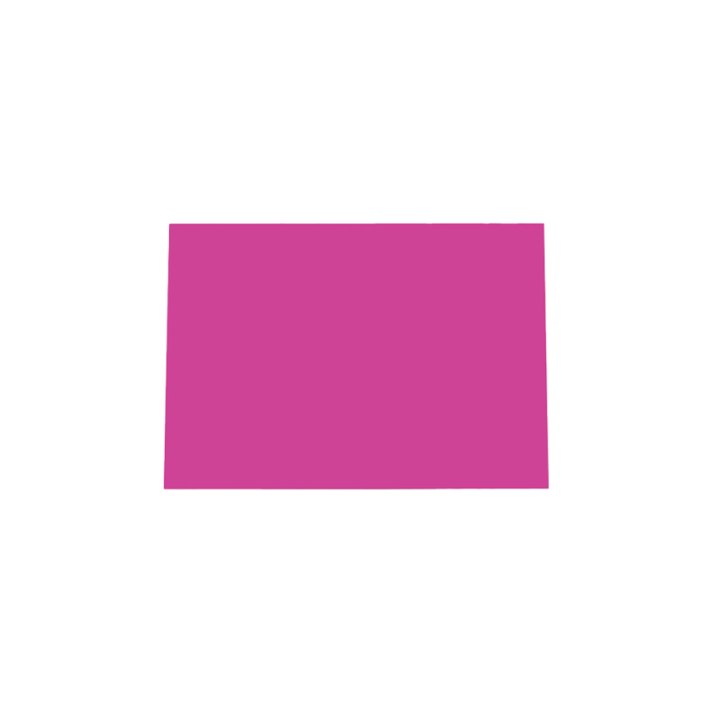 Plain Magenta Pink A6 Note Card