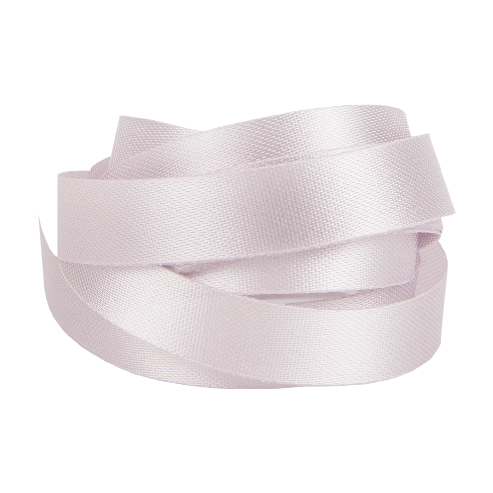 White Cotton Satin Ribbon