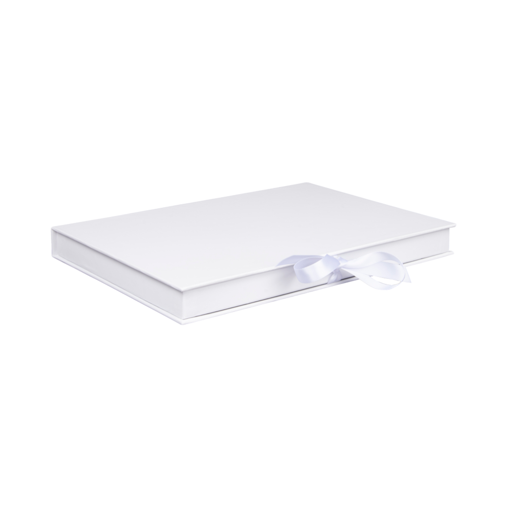 Luxury Thin White Book Style Gift Box