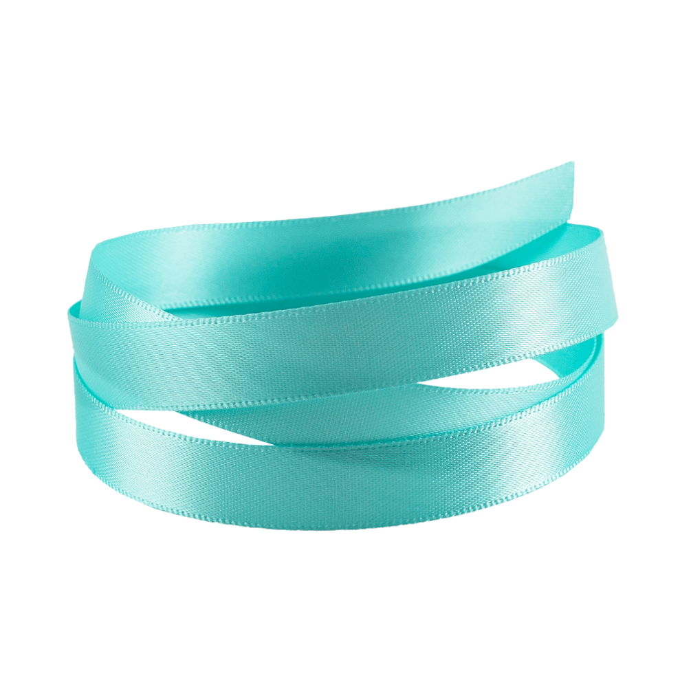 Ocean Blue Double Faced Satin Ribbon 20 metres x 10mm
