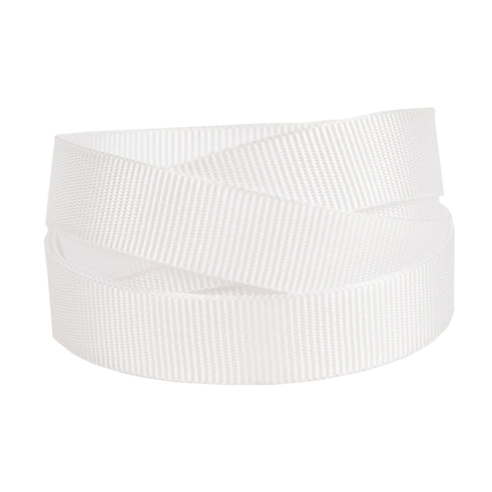 White Grosgrain Ribbon 10mm | 20 metres Reel