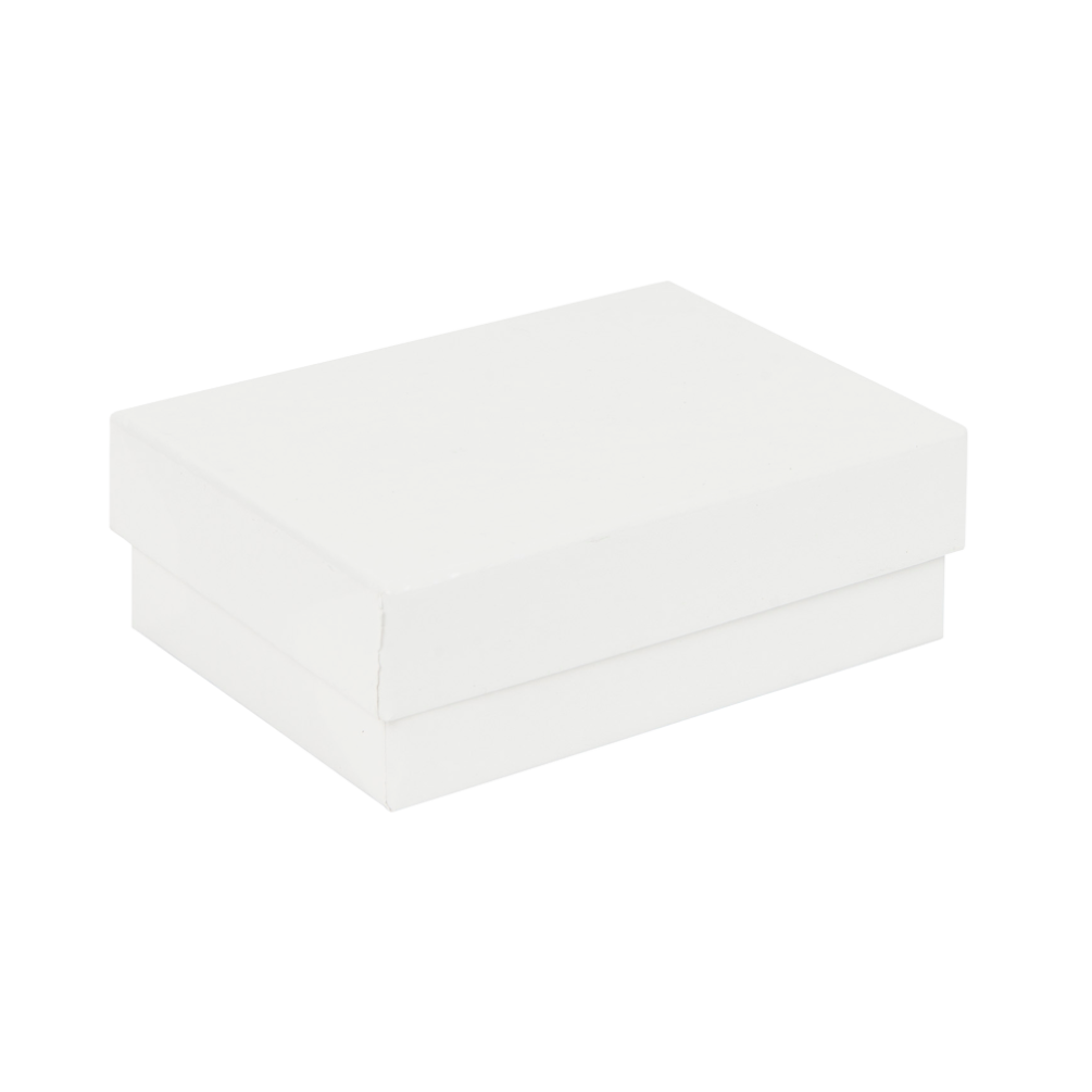 Kraft White Gloss Earring Jewellery Gift Box