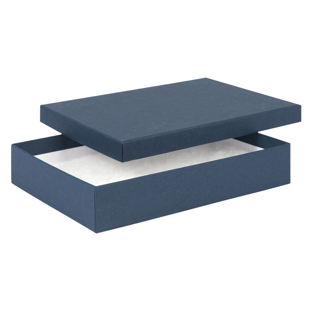 Kraft Navy Blue Necklace Jewellery Gift Box