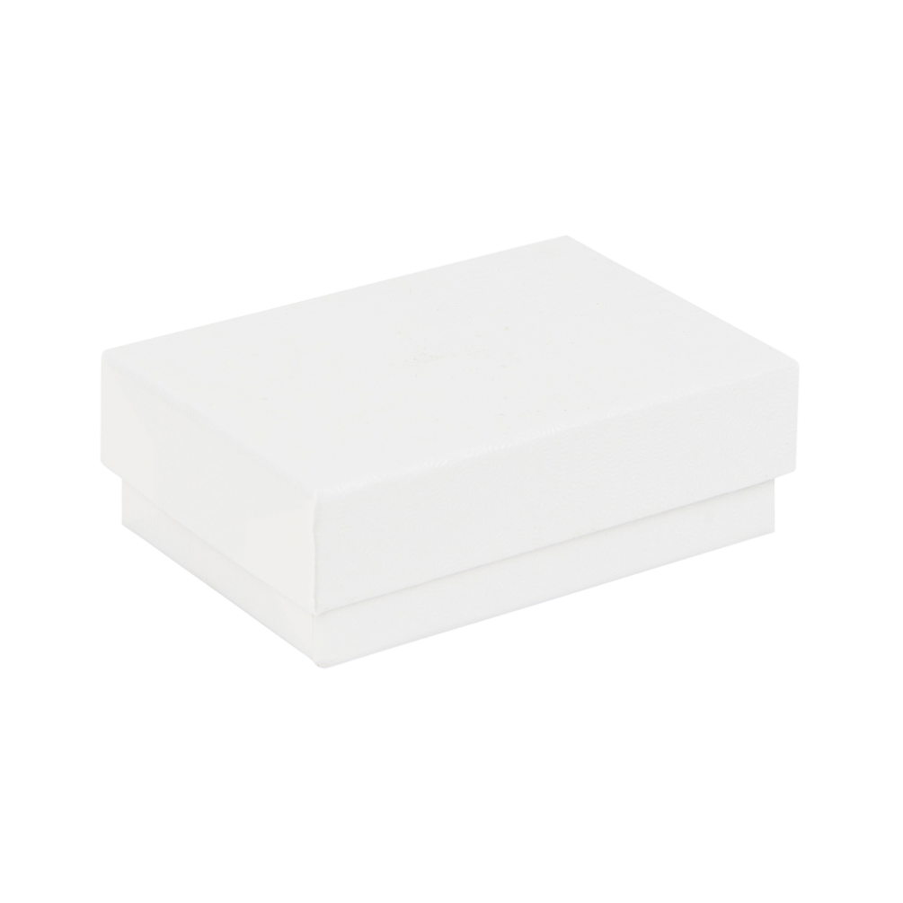 Kraft White Swirl Small Earring Jewellery Gift Box