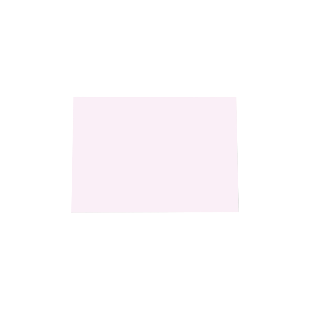 Plain Blush Pink A6 Note Card