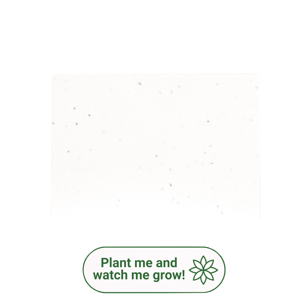 Plantable A6 Seed Paper Note Card