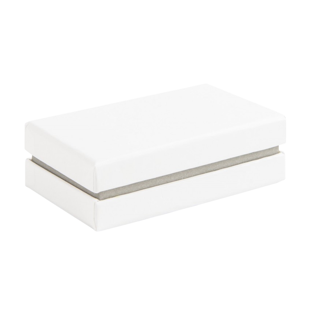 White & Grey Cufflink Shoulder Box
