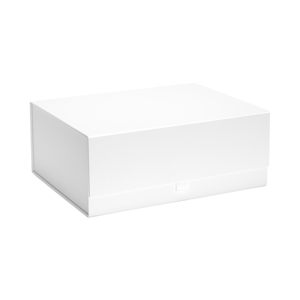 Deep White Laminated Magnetic Gift Box