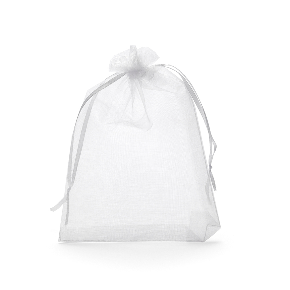 Large Organza Pouch | Ribbon Drawstring 