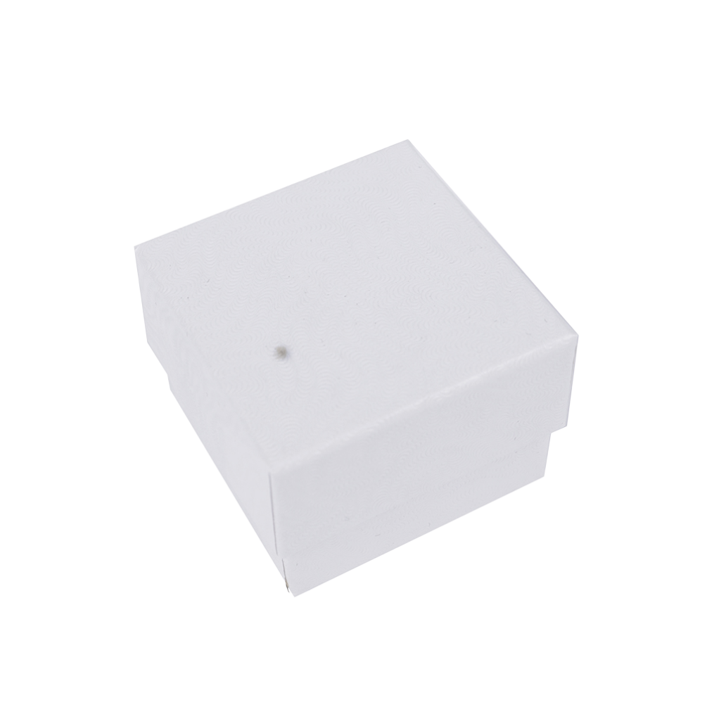 White Swirl Recycled Ring Box