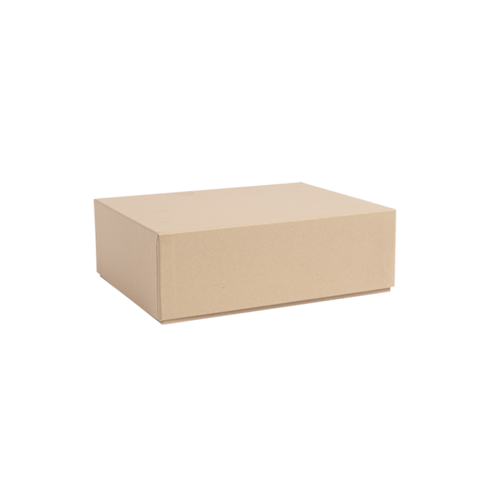 Brown Kraft Rigid 2-Piece Postal Box / Gift Box 207mm length