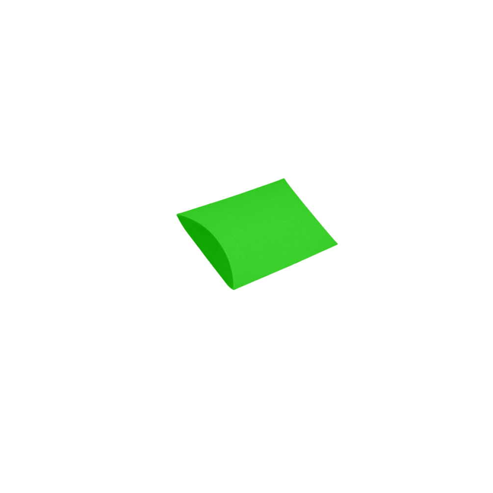 Small Bright Green Pillow Box