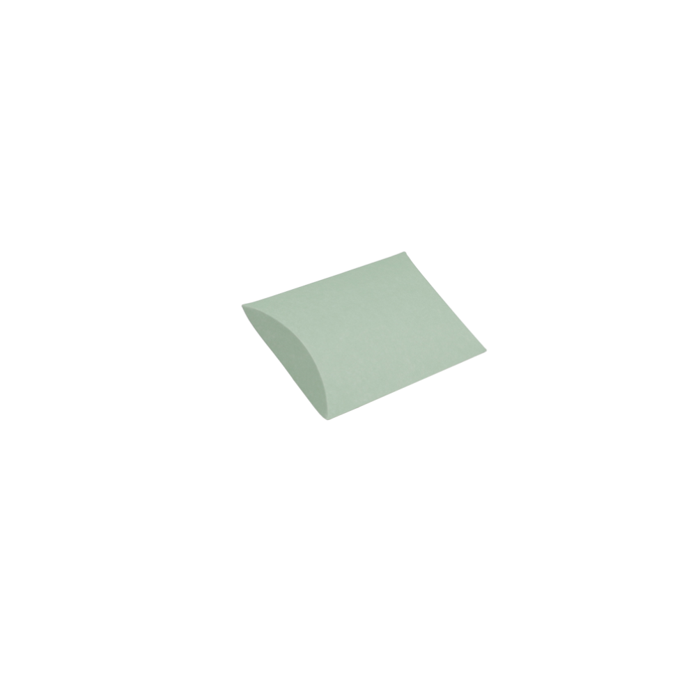 Small Smokey Green Pillow Box