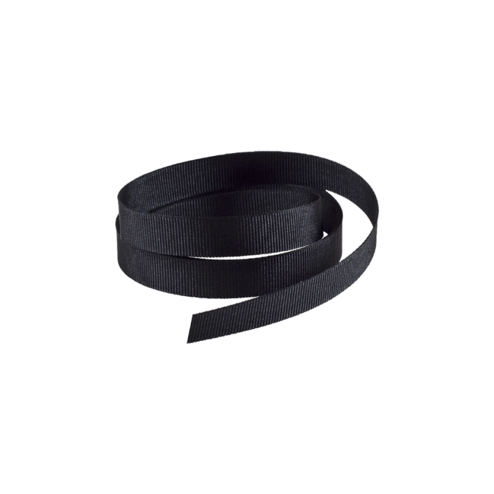 Black Grosgrain Ribbon 20 metres x 10mm