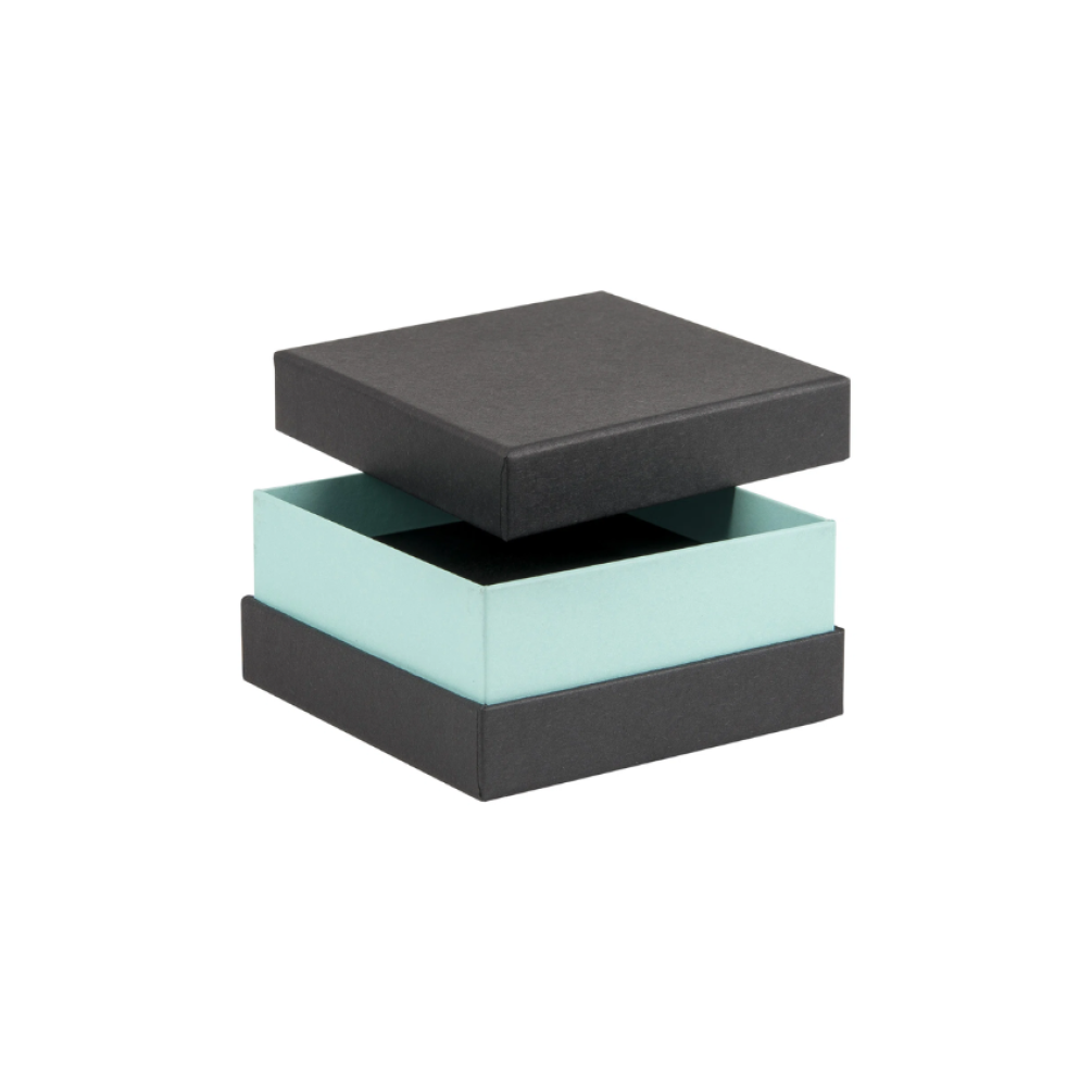 Black & Turquoise Deep Bangle Shoulder Box