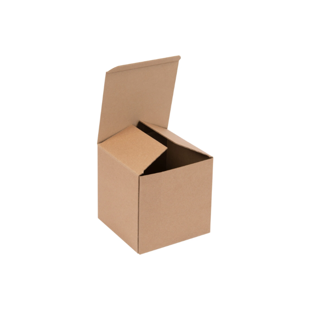 Kraft Flat Packed Micro Corrugated Mug Gift Box