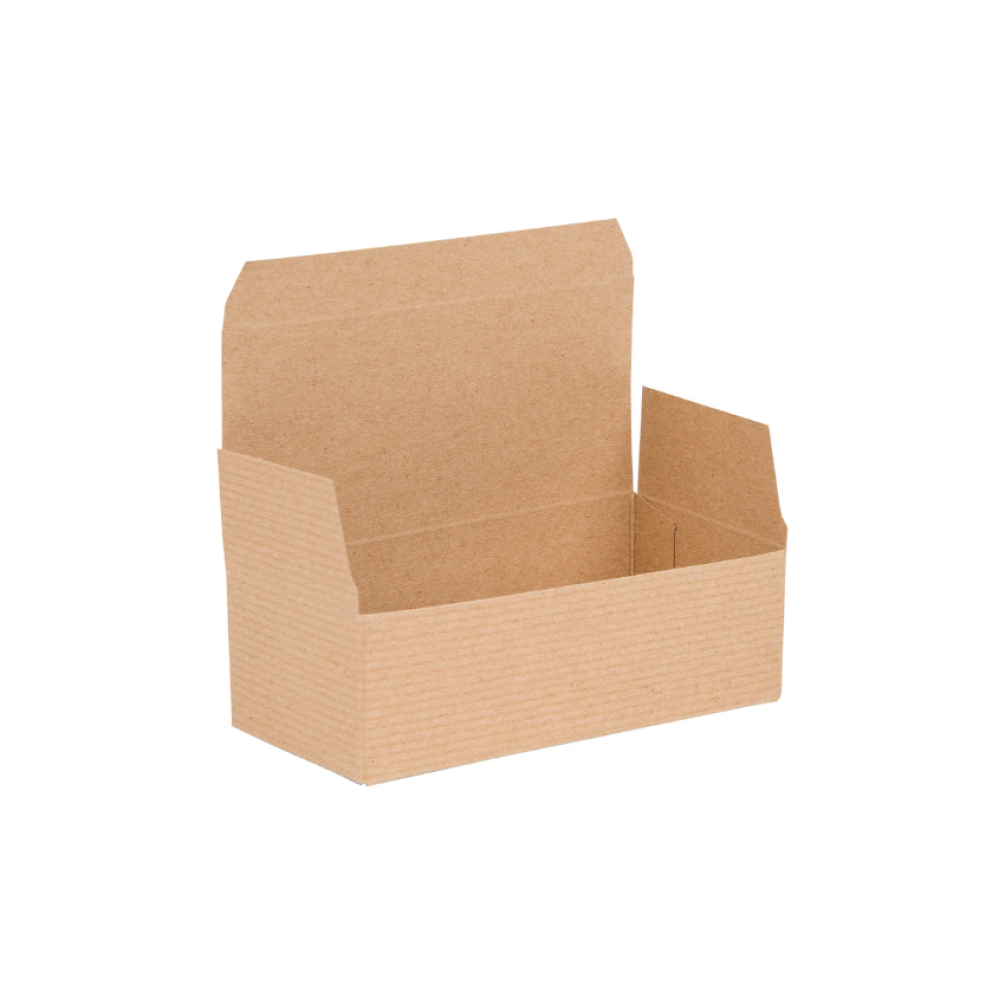 Brown Kraft Recycled Small 1-Piece Flat Packed Pop Up Gift Box