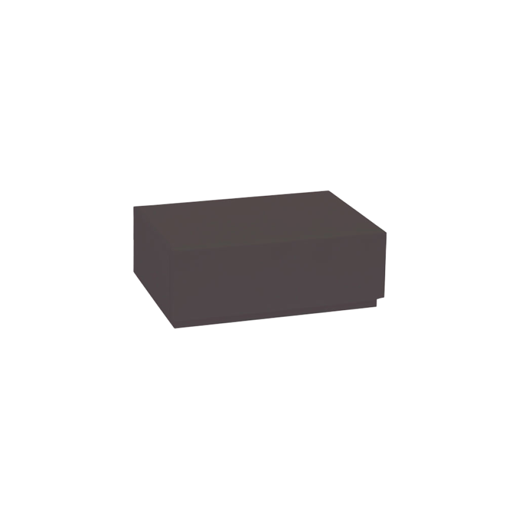 Black Rigid 2-Piece Postal Box / Gift Box 105mm length