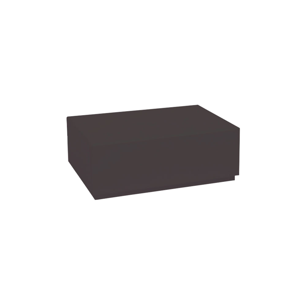 Black Rigid 2-Piece Postal Box / Gift Box 120mm length